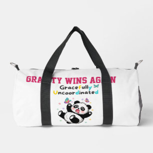 Sac De Sport Panda Mignon Gracieusement Désarçonné