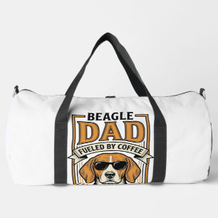 Sac De Sport Papa Beagle alimenté par le café et le maillot de 