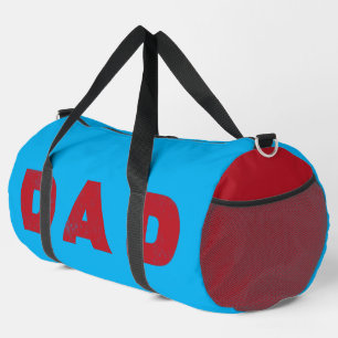 Sac De Sport Papa [Texte Rouge en Distress]