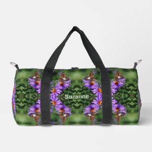 Sac De Sport Papillon Dame Peinte Sur Fleur Personnalisé