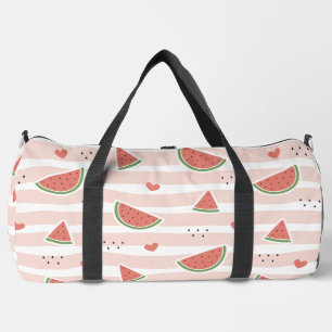 Sac De Sport Pastèques rouges, Coeurs, Grandes Pâtes, Motif d'é