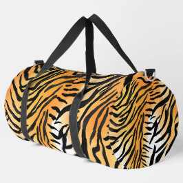 Sac De Sport Peaux de tigre rayées modernes Imprimer gros félin