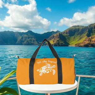 Sac De Sport Pêcheur de tortue hawaïenne Core Orange