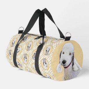 Sac De Sport Peinture de Terrier Bedlington de couleur sable Ar