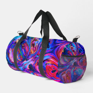 Sac De Sport Peintures à teintes pourpres modernes