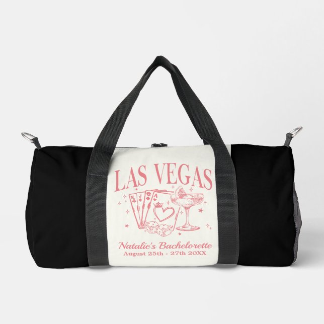 Sac De Sport Personnalisé Las Vegas Bachelorette Party (Recto)