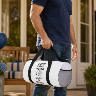 Sac de sport personnalisé 'Meilleur papa du monde'