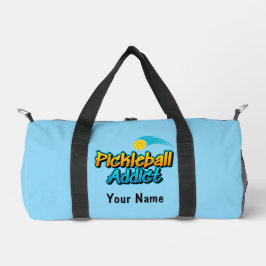 Sac De Sport Personnalisé Pickleball Addict Bleu