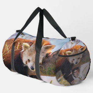 Sac De Sport Petit panda rouge pâle
