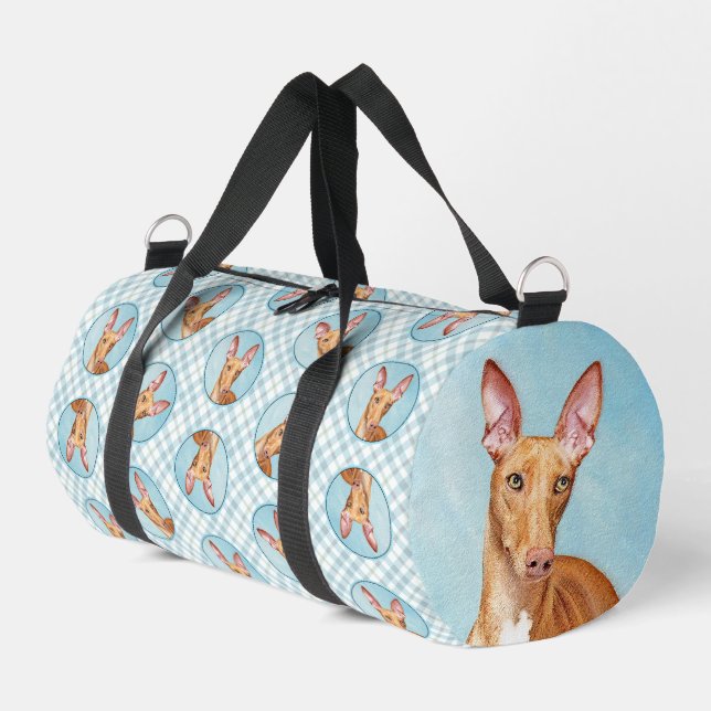 Sac De Sport Pharaon Hound Peinture châtaigne Original Chien Ar (Coin gauche)