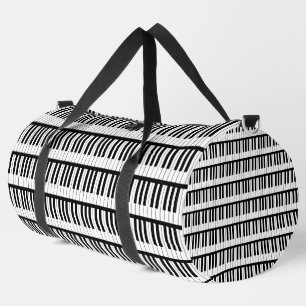 Sac De Sport Piano noir et blanc Musicien Instrument