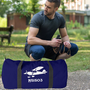 Sac De Sport Pilote Cool Avion Aviation Personnalisé Gym Voyage