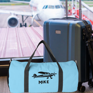 Sac De Sport Pilote Cool Avion Aviation Personnalisé Gym Voyage