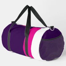 Pink and White on Navy Large