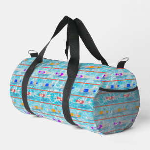 Sac De Sport Piscine Piscine Motif d'équipe
