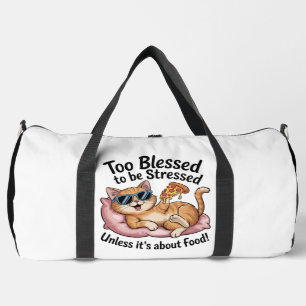 Sac De Sport Pizza Chat Blessing Sans Stress