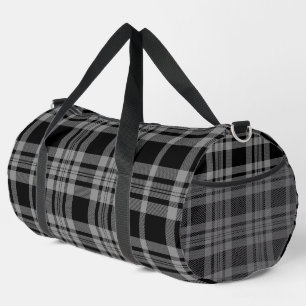 Sac De Sport Plaid gris noir Sports Voyage
