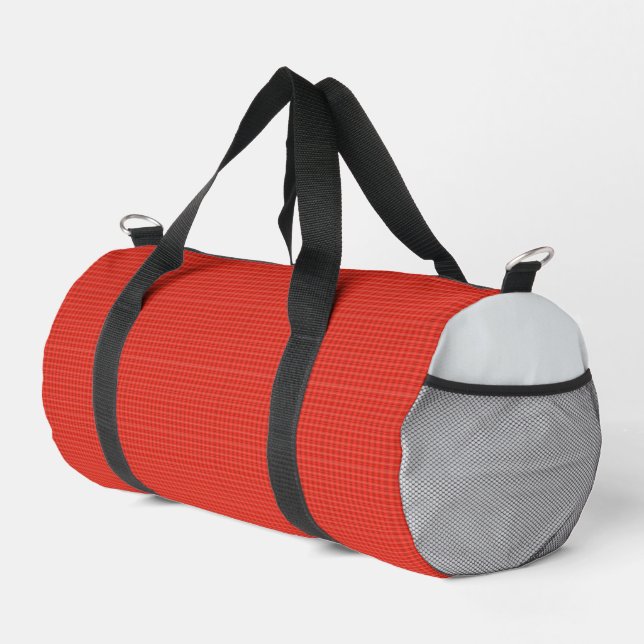 Sac De Sport Plaid rouge classique moderne (Coin droit)