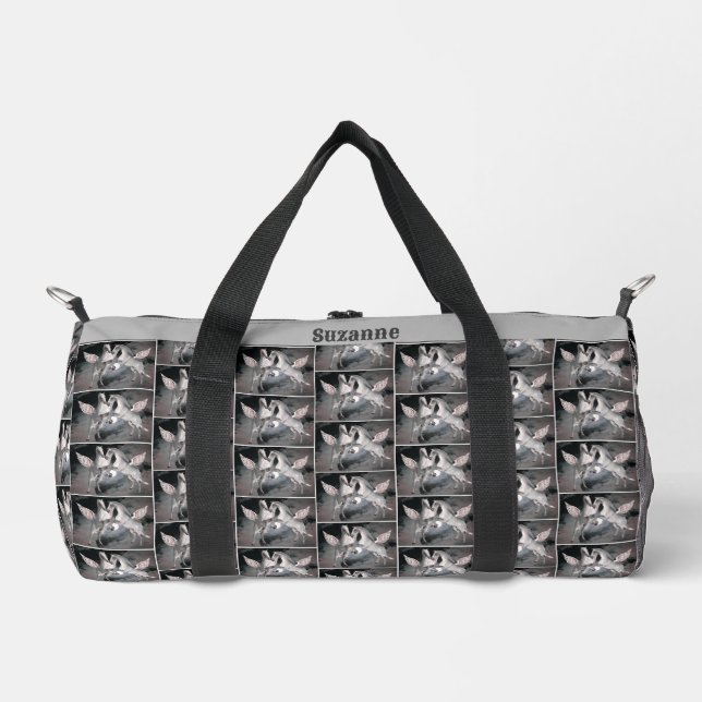Sac De Sport Pleine lune Chevaux Pegasus Sky Personnalisé (Recto)