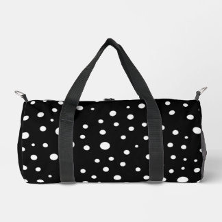 Sac De Sport Points blancs sur fond noir petit