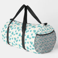 Pois et marguerites - Turquoise et Jaune