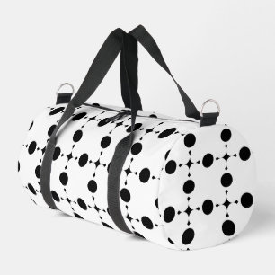 Sac De Sport Pois noirs, Motif à points Polka, points, pointill