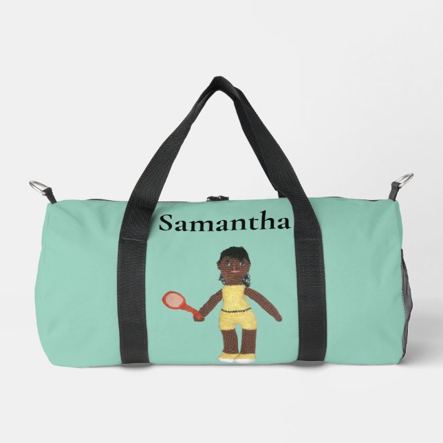 Sac de sport - Poupée joueuse de tennis (Recto)