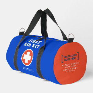 Sac De Sport Premiers soins simples bleu orange sécurité médica
