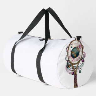 Sac De Sport Raquette de tennis cosmique dorée