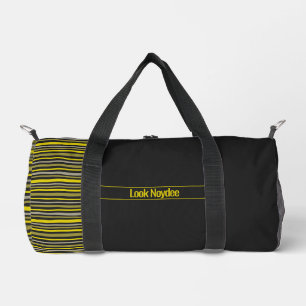 Sac De Sport Rayures chancelantes, jaunes et noires