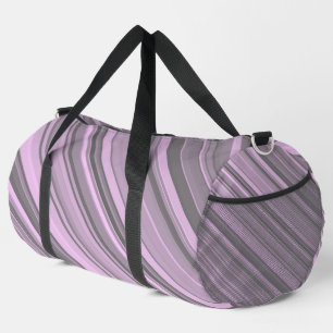 Sac De Sport Rayures Grises Violettes Grandes