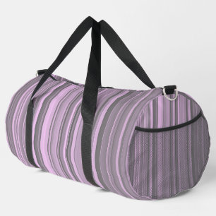 Sac De Sport Rayures Grises Violettes Grandes