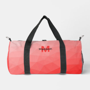 Sac De Sport Red gradient geometric mesh pattern Monogram