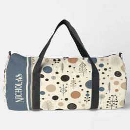 Sac De Sport Résumé Woodland Nom personnalisé
