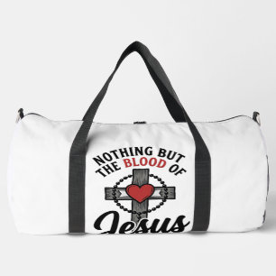 Sac De Sport Rien que le Sang de Jésus Chemise Croix Vintage