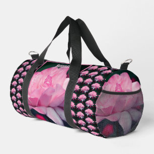 Sac De Sport Rose Fleur Rose Personnalisée Ciel