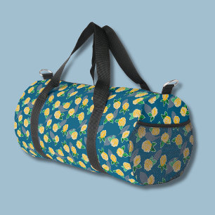 Sac De Sport Rose jaune florale botanique