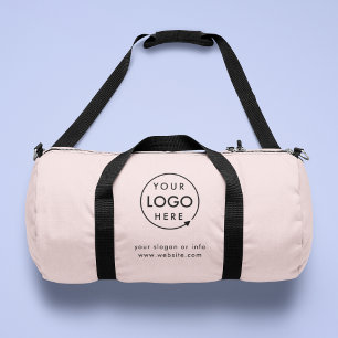 Sac De Sport Rose pâle Logo Professionnel