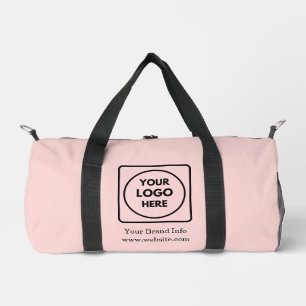 Sac De Sport Rose Poudré   Logo d'entreprise personnalisé Profe