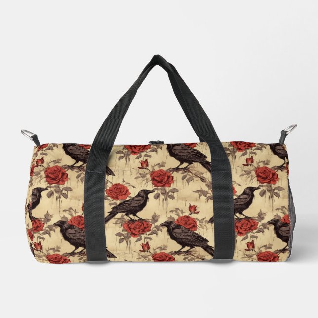 Sac De Sport Roses Et Ravages (Recto)