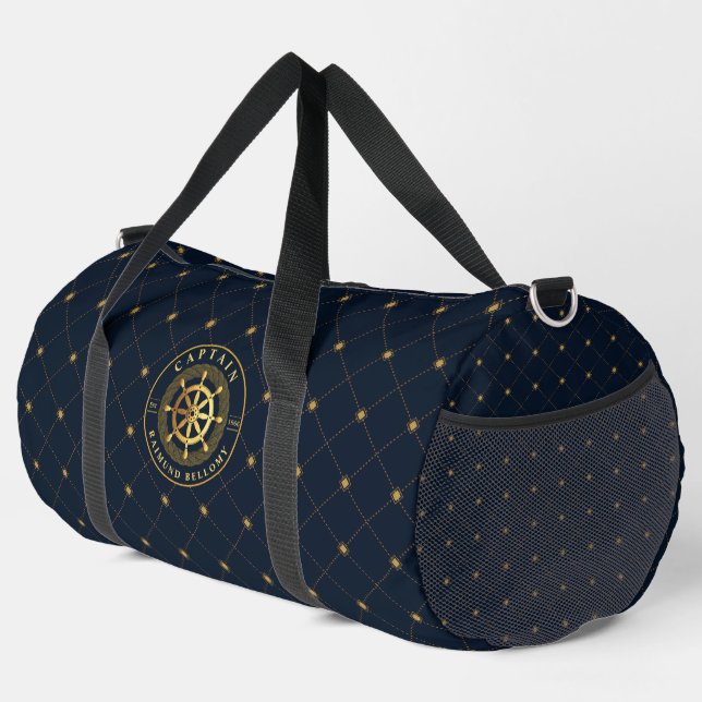 Sac De Sport Roue de navire en or (Coin droit)