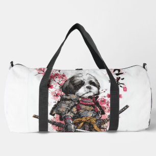 Sac De Sport Samouraï Shih Tzu � Chien Guerrier Épique