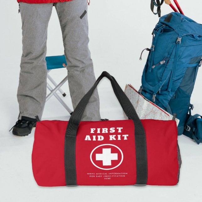 Sac De Sport Simple Premiers soins Croix Rouge Médicale Voyage  (Créateur téléchargé)