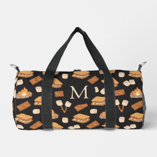 Sac De Sport S'mores Camp de camping vintage Monogramme Camp