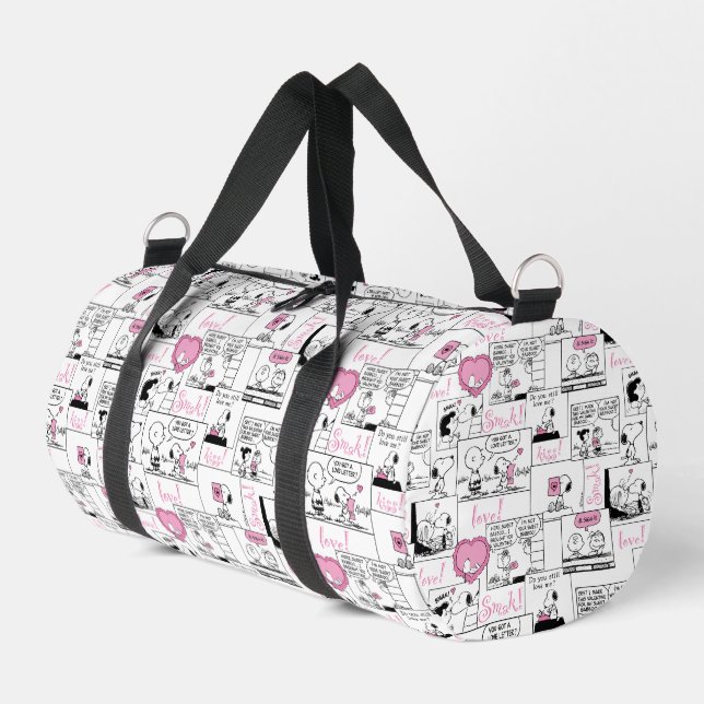 Sac De Sport Snoopy & Woodstock Vibes Super Motif violet (Coin gauche)