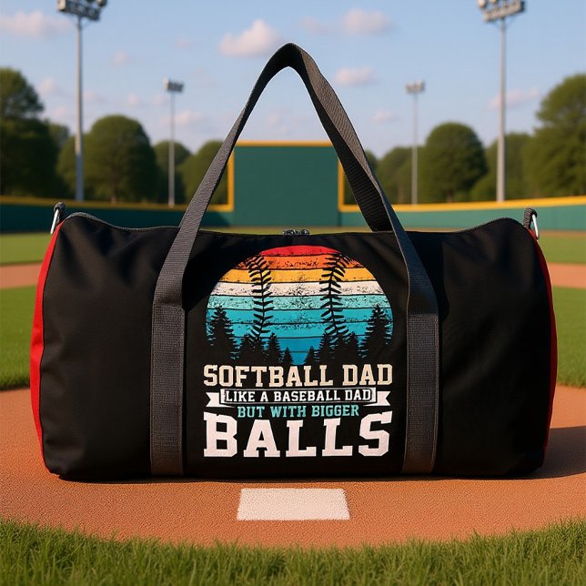 Sac De Sport Softball Dad Bigger Balls Funny (Créateur téléchargé)