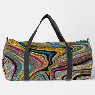 Sac De Sport Sparkle Glam scintillant gravure marbre girly art