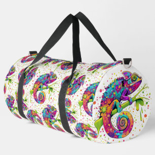 Sac De Sport Style d'aquarelle des teintures Chameleon