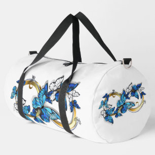 Sac De Sport Symbole infini de papillons Morpho bleus