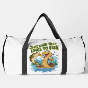 Sac De Sport T-Shirt Serpent et Poisson Fantaisiste